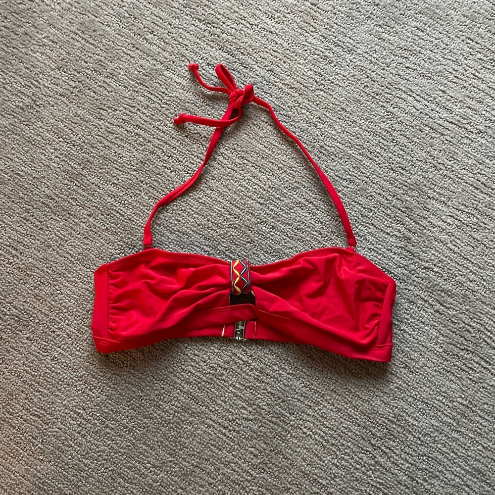 Red bikini top